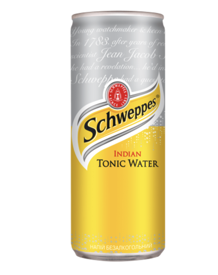 Напій сильногаз. Schweppes Indian Tonic 0.33 л з/б